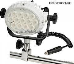 Suchscheinwerfer Osculati Night Eye LED für Relingmontage
