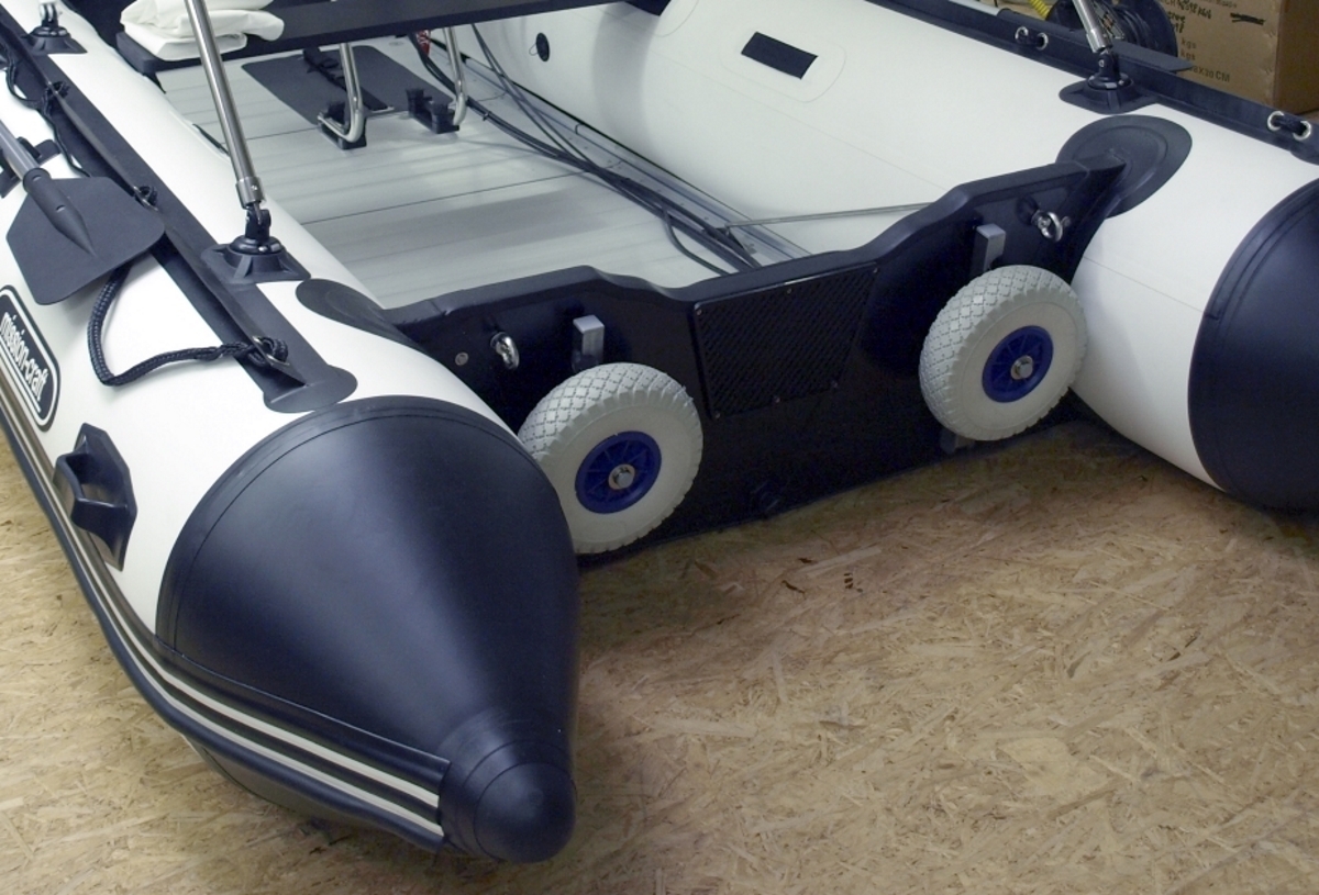 Aluminium Slipräder Transporträder Schlauchbooträder für Schlauchboot NEU 10x3'' 